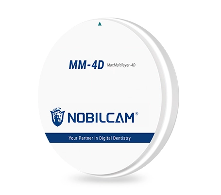 NOBILCAM MM-4D discos de zirconia multicapa MaxMulticapa